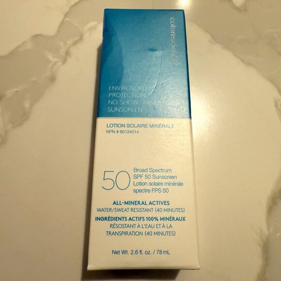 ✨CLOSET CLEAR OUT ✨COLORESCIENCE- Enviorscreen no show mineral sunscreen - large - Picture 1 of 4